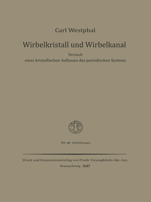 cover image of Wirbelkristall und Wirbelkanal